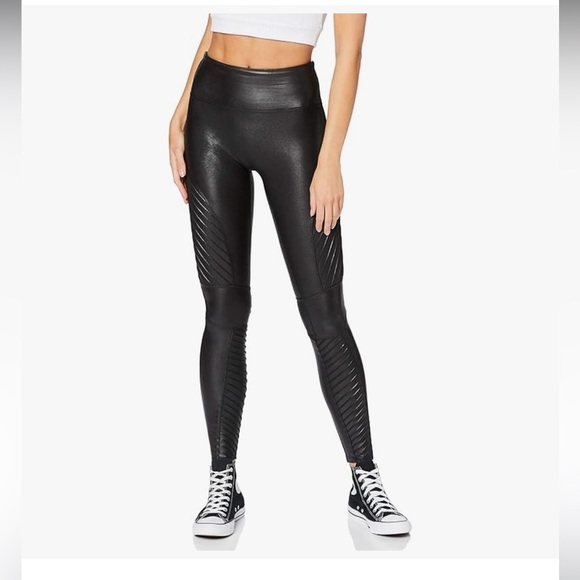 SPANX Pants - SPANX Leggings for Women Faux Leather Leggings Moto